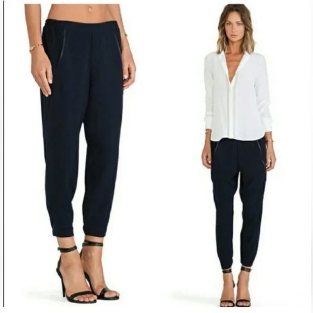 Vince Pull-on Cropped Pants Joggers Sz M #F